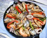 超豪華におもてなし★鶏肉と魚介のパエリア作り方12写真
