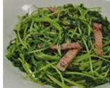 アジア風♪豆苗のピリ辛胡麻炒め♪作り方5写真