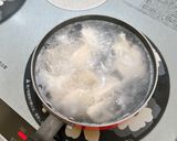 水晶鶏♪手作り梅酢玉ねぎだれがけ作り方5写真