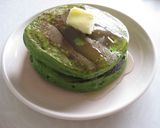 混ぜて焼くだけ、ふんわり抹茶ホットケーキ作り方6写真
