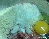 ハンバーグ種アレンジ1.簡単ピーマン肉詰作り方3写真