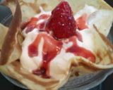 材料をのせるだけ☆クレープパフェ１号作り方7写真