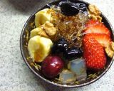 プチプチ食感♥　塩胡桃・黒豆抹茶ぱるふぇ作り方9写真