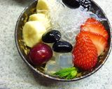 プチプチ食感♥　塩胡桃・黒豆抹茶ぱるふぇ作り方8写真