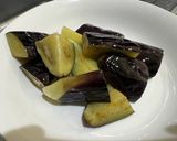 ロングパスタで作る茄子のアラビアータ作り方3写真