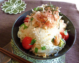 プチプチ食感♥　トマト梅ワサビ素麺作り方5写真