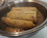油揚げポークのぐるぐる巻き・豆腐ソース風作り方4写真