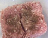 鳥ひきバーグ☆茄子満載o(^▽^)o作り方2写真