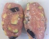 鳥ひきバーグ☆茄子満載o(^▽^)o作り方3写真