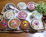 ふわふわカラフル カップケーキ♪作り方8写真