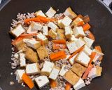 ひじきと小松菜の甘辛そぼろ煮✨作り方4写真