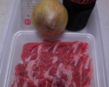 麺つゆDE豚肉しらたき煮作り方1写真