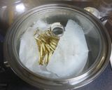 超簡単!すぐに作れる蒸しゴボウの塩麹和え作り方1写真