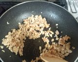 豆腐と鶏挽肉のスープ作り方2写真