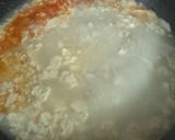 豆腐と鶏挽肉のスープ作り方6写真