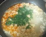 豆腐と鶏挽肉のスープ作り方7写真