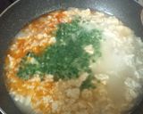 豆腐と鶏挽肉のスープ作り方7写真