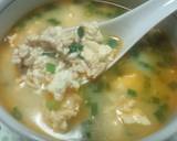 豆腐と鶏挽肉のスープ作り方8写真