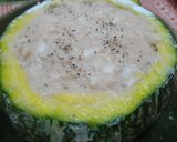 圧力鍋で♪丸ごとかぼちゃの肉詰め♪作り方5写真