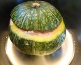 圧力鍋で♪丸ごとかぼちゃの肉詰め♪作り方6写真