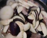 新玉ねぎ・ビーフ・なすの焼き肉のたれ煮作り方2写真