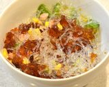 *アボカドと海藻麺のプチプチジュレ和え*作り方7写真