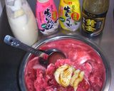 簡単レンジで2分♡焼肉だれで牛(豚)蒸し作り方1写真