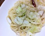 春キャベツとアンチョビのペペロンチーノ☆作り方6写真