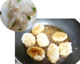 グリンピース入りつくねだんごの甘辛煮作り方2写真
