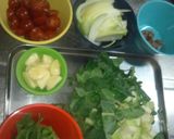 新たまねぎと彩り野菜の春パスタ作り方2写真