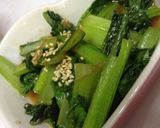 簡単！ピリ辛小松菜炒め作り方4写真