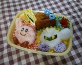 星のカービィとメタナイト★お弁当キャラ弁作り方10写真