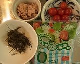 海藻プチプチサラダ☆作り方1写真