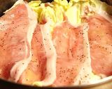 野菜とポークのミルフィーユ蒸し作り方4写真