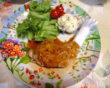 豪華に見える鶏もも料理作り方8写真