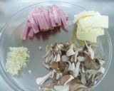 こって～りカルボナーラ♪作り方1写真