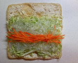 海藻麺とキャベツの揚げ巻き焼き作り方2写真