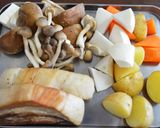 豚バラ肉と野菜のチーズオーブン焼き作り方3写真