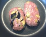 鳥ひきバーグ☆茄子満載o(^▽^)o作り方5写真