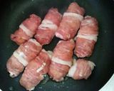 たっぷり肉巻きチーズ＊作り方3写真