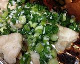 鶏もも塩麹ネギ焼き　ぽん酢ぶっかけ♪作り方3写真