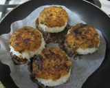 香ばしい～ネギ味噌焼きおにぎり♪作り方4写真