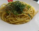 簡単ランチ♪しらすとしそのあっさりパスタ作り方3写真