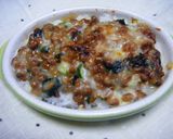 ご飯on納豆チーズ焼き☆作り方4写真
