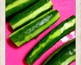 梅こぶ茶で胡瓜の浅漬け作り方1写真