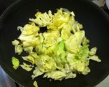 簡単一品☆キャベツのカレーチーズ炒め作り方1写真