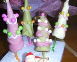 ✿クリスマスケーキ✿ミッキー雪だるま✿作り方9写真