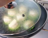 ゴーヤバーグのカマンベールチーズ焼き作り方6写真