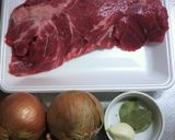 牛肉のシェリー酒煮込み作り方1写真