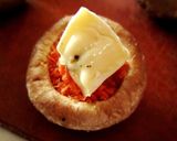 簡単！おつまみ♪しいたけの鮭チー焼き作り方5写真